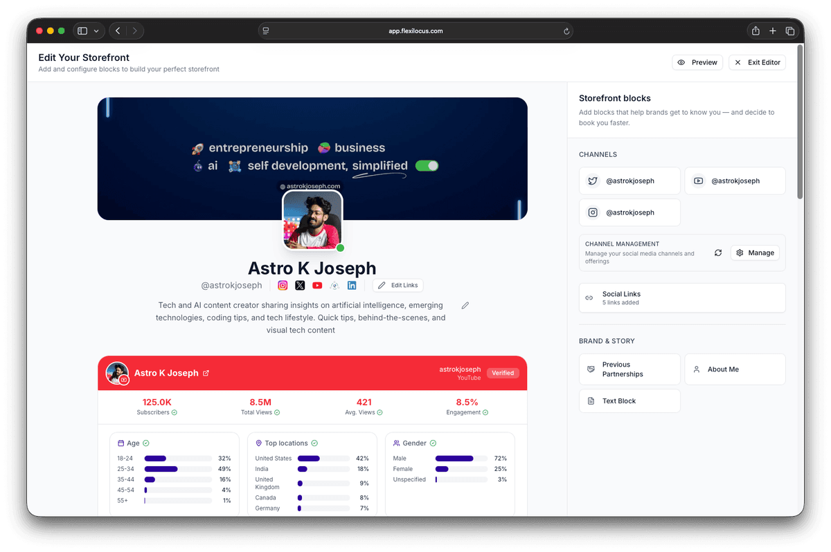 Professional Storefront